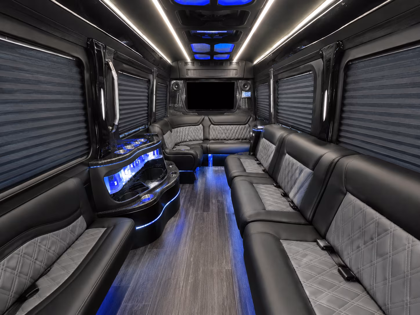 laredo 30 passenger party bus interior