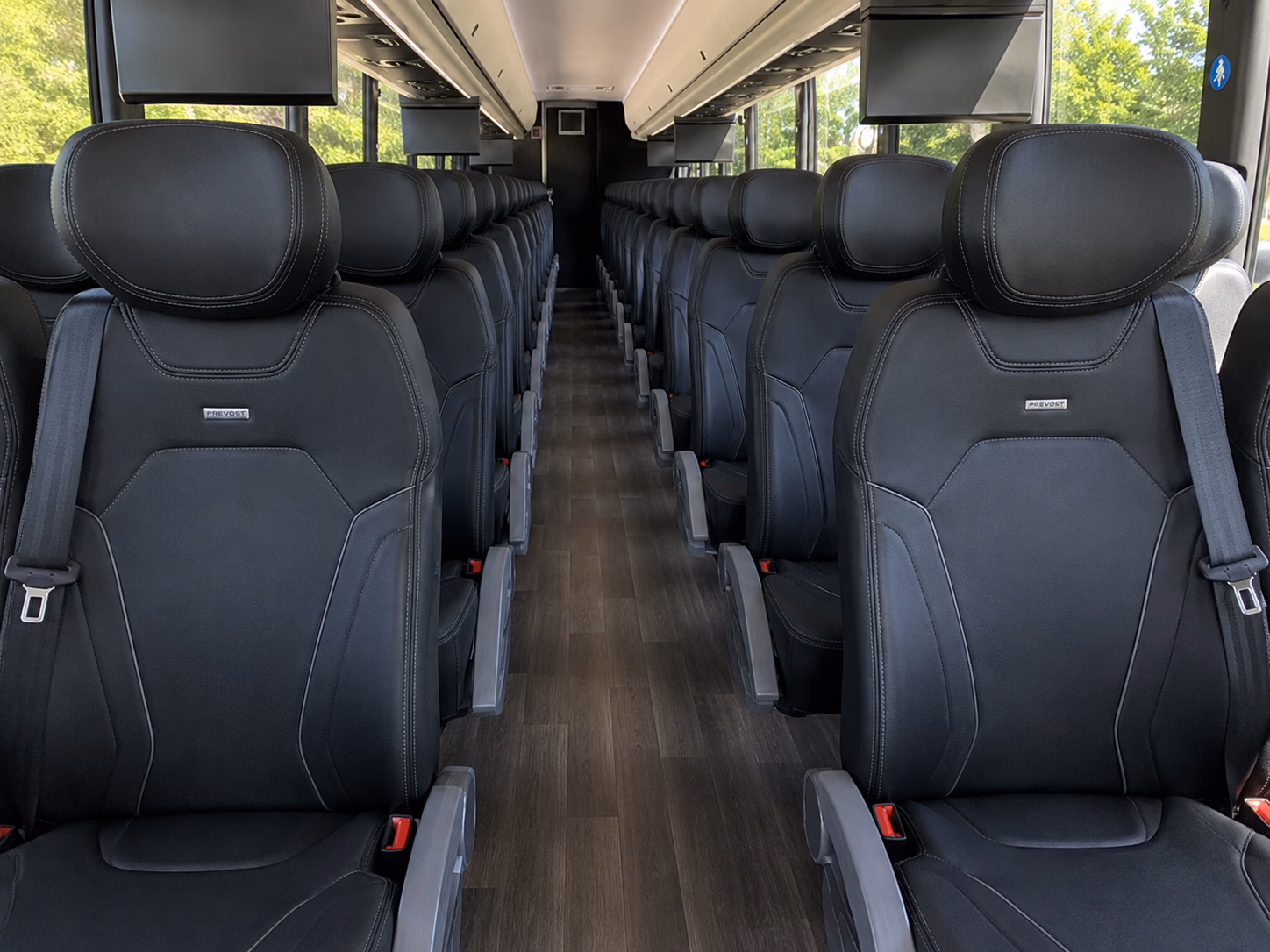 laredo charter bus interior