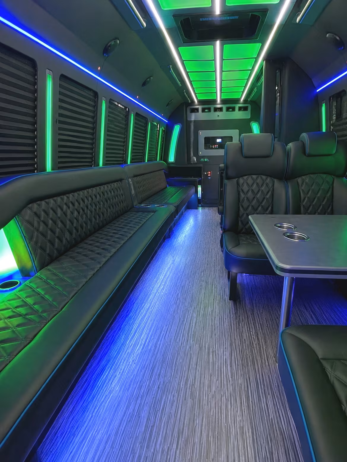 laredo night on town party bus rental